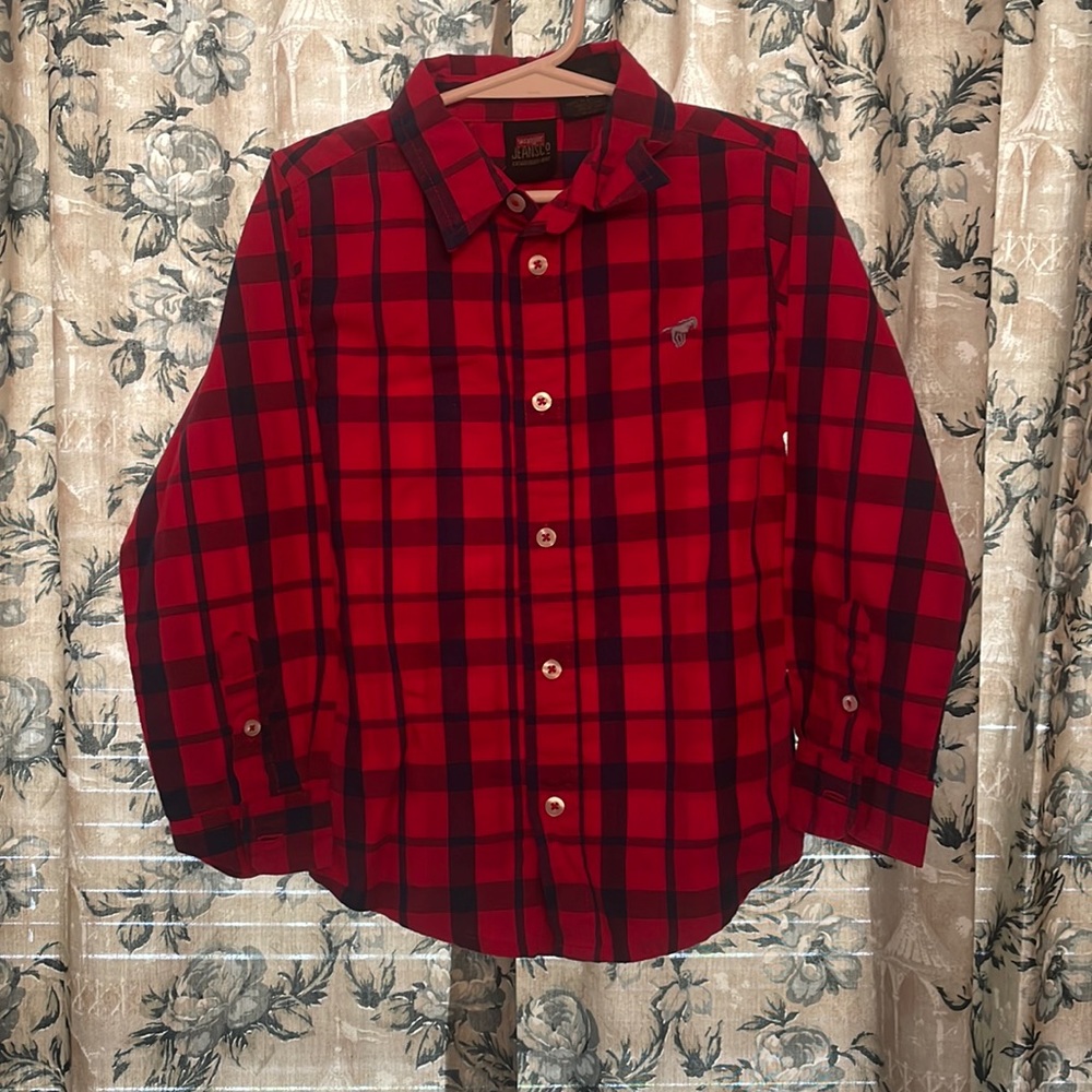 Wrangler Jeans Co Button Down Shirt boys